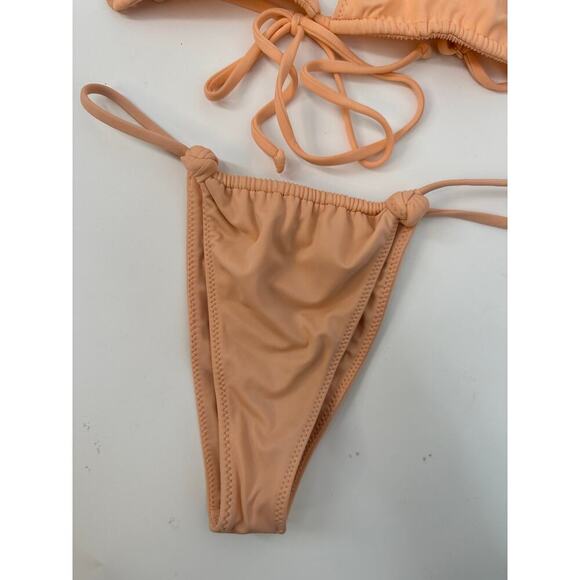La Hana x Gabi Sullivan Peach Bikini Set - Picture 2 of 6
